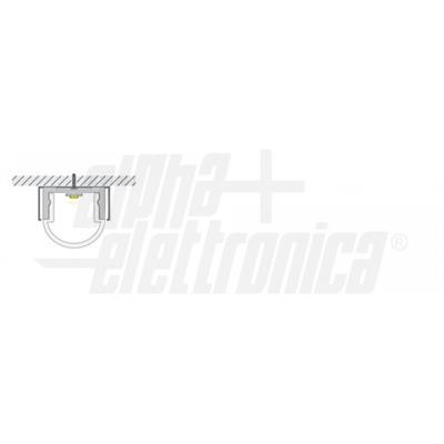 PROFILO ALLUMINIO+COVER OPACO 2MT.