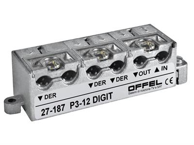DERIVATORE 3out -12dB Mod.P3-12 DIGIPRESSOFUSO
