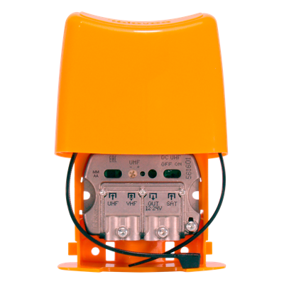 AMPLIFICATORE DA PALO 12/24V III°E  1S UHF-VHF NIX-SAT-IF