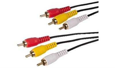 CAVO 3RCA/3RCA 5MT. DORATO BULK