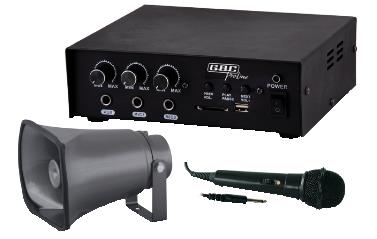KIT CAR 30 AMPLIF.30W+TROMBA 25W    GBC proline