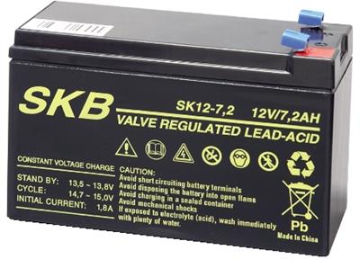 BATTERIA AL PIOMBO 12V 7,2A CLASSICA SKB 38640704