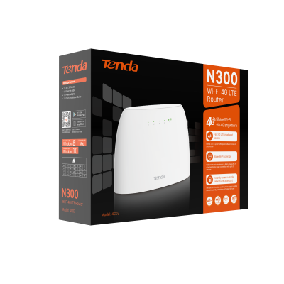 WIRELESS N300 4G CON SLOT SIM LTE  TENDA
