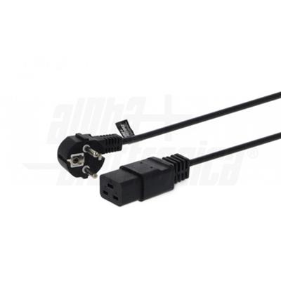 Cavo da IEC320 C19 Femmina - Spina Tedesca - 3m