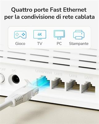 WIRELESS N300 4G CON SLOT SIM LTE VOLTE