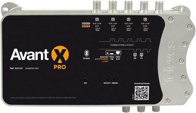 CENTRALINO TELEVES AVANT X PRO FM 4xV/U 32 FILTER AUTOLTE T2/5G