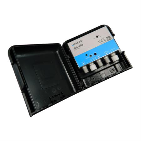 CENTRALINO X ESTERNO BIII/FM/UHF 21/60 24dB 50mA 12V 108dBmV