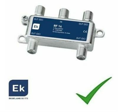 PARTITORE TV/SAT INDUT.+CC 1IN/4OUT EK