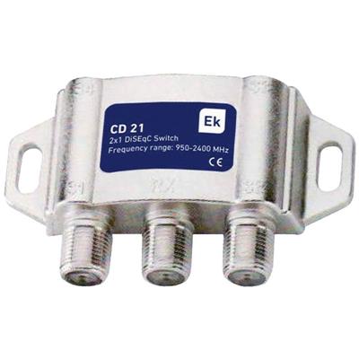 SWITCH SAT DISEQC 2IN/1OUT X INTERNO EK