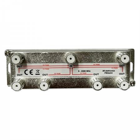 PARTITORE TV/SAT INDUT.+CC 1IN/6OUT B180106