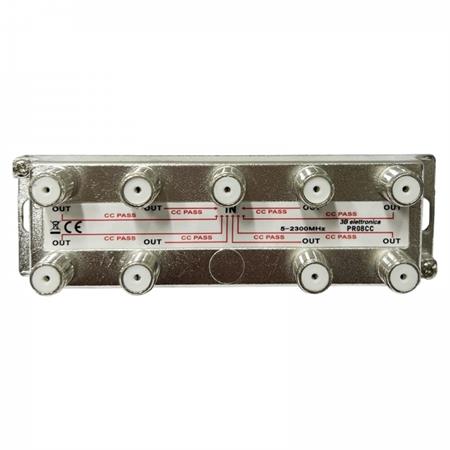 PARTITORE TV/SAT INDUT.+CC 1IN/8OUT