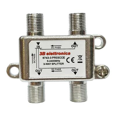 PARTITORE TV/SAT INDUT.+CC 1IN/3OUT 3B