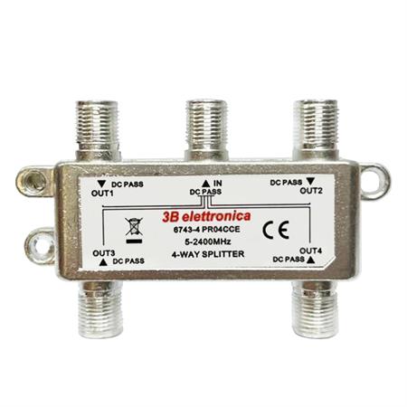 PARTITORE TV/SAT INDUT.+CC 1IN/4OUT 3B