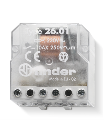 RELE' AD IMPULSI PANNELLO 1NO 10A