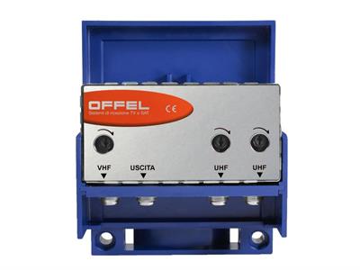 CENTRALINO X ESTERNO AM20 V-U-U 21/60 23dB 100mA 12V 117dBmV