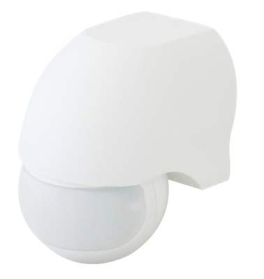 SENSORE PIR ACCENSIONE LAMPADE BIANCO 180° 300W TRACON