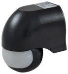 SENSORE PIR ACCENSIONE LAMPADE NERO 180° 300W TRACON