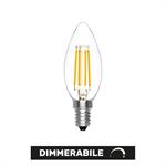 LAMPADA LED FILAMENTO DIMMERABILE 6W E14 B/CALDO 3000K