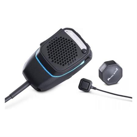 MICROFONO DUAL MIKE MIDLAND 4 PIN 48 CB BT CON CAVO