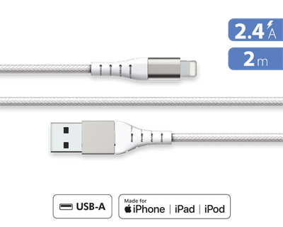 CAVO LIGHTNING FAST BIANCO  2MT FPLIAMFI2MW