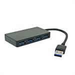 HUB ATTIVO 4 PORTE USB-A 3.0 ALIMENTATORE INCLUSO