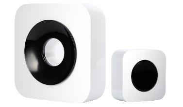 CAMPANELLO SENZA FILI 150mt.NERO    C/FLASH Mod.QH858S