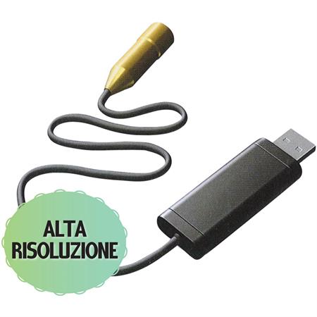 TELECAMERA RESISTENTE ALL'ACQUA CON CAVO USB DA 5MT.X ISPEZ.X IMMER.