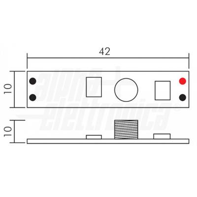 MINI DIMMER CON REGOLAZIONE TOUCH 12/24V