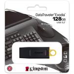 PEN DRIVE 128GB KINGSTON  USB3.2 NERO/GIALLO