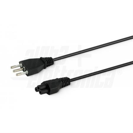 CAVO RETE SPINA 10A/PRESA TRIFOGLIO TIPO IBM 1.5MT