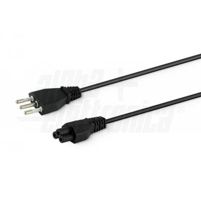 CAVO RETE SPINA 10A/PRESA TRIFOGLIO TIPO IBM 1.5MT