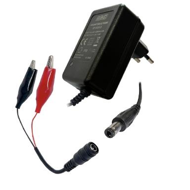 CARICA BATTERIA X BATTERIE A PIOMBO 12V 1500MA CON FINE CARICA GBC