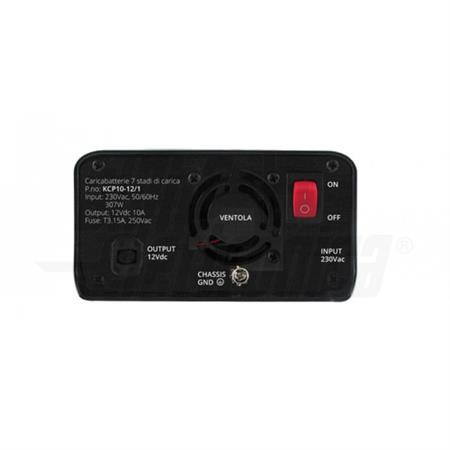 C/BATTERIA PB. 12V 10A PROF.IP65    A PINZA