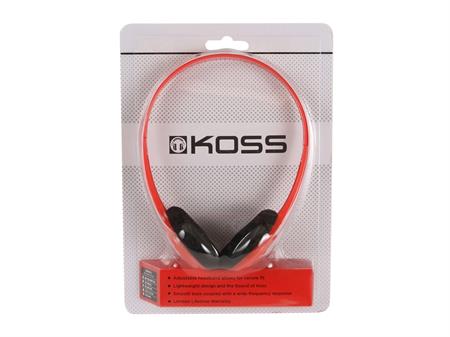 CUFFIA LEGGERE E COMPATTE KOSS ROSSA   G530000066