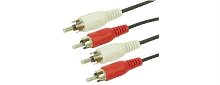 CAVO 2 RCA/2 RCA DORATO 5MT GBC     IN BULK