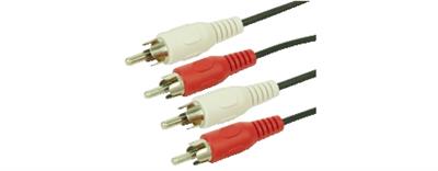 CAVO 2 RCA/2 RCA DORATO 5MT GBC     IN BULK
