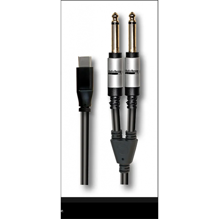 CAVO ADATTATORE X-PRO USB C 2JACK 6,3M 3MT