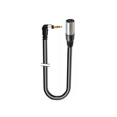 CAVO ADATTATORE JACK 90° 3,5ST -JACK 6,3 MONO (L+R)  3MT