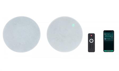 COPPIA SPEAKERS ATTIVI SOFFITTOA 2 VIE 2X20W RMS MULTIZONE